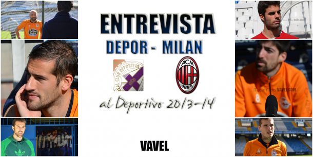 Los futbolistas del Deportivo 2013-14 hablan del Deportivo - Milán, en VAVEL