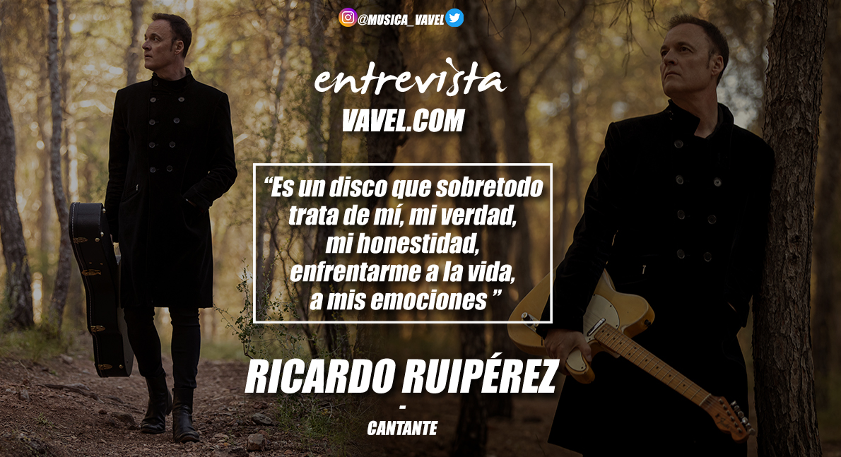 Entrevista. Ricardo Ruipérez: "Es un disco que sobre todo trata de mí, mi verdad, mi honestidad, enfrentarme a la vida, a mis emociones"