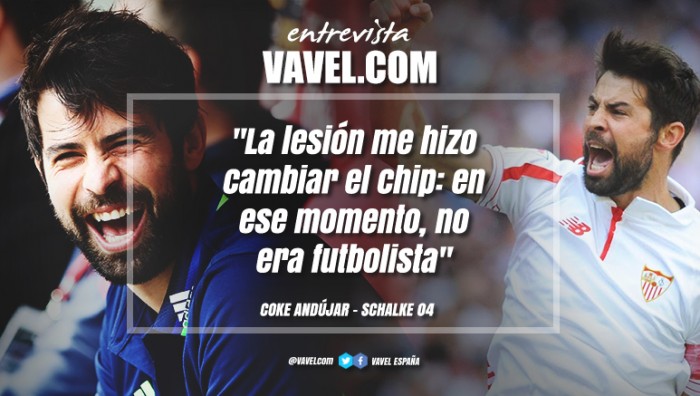 Entrevista a Coke Andújar: "La lesión me hizo cambiar el chip: en ese momento, no era futbolista"