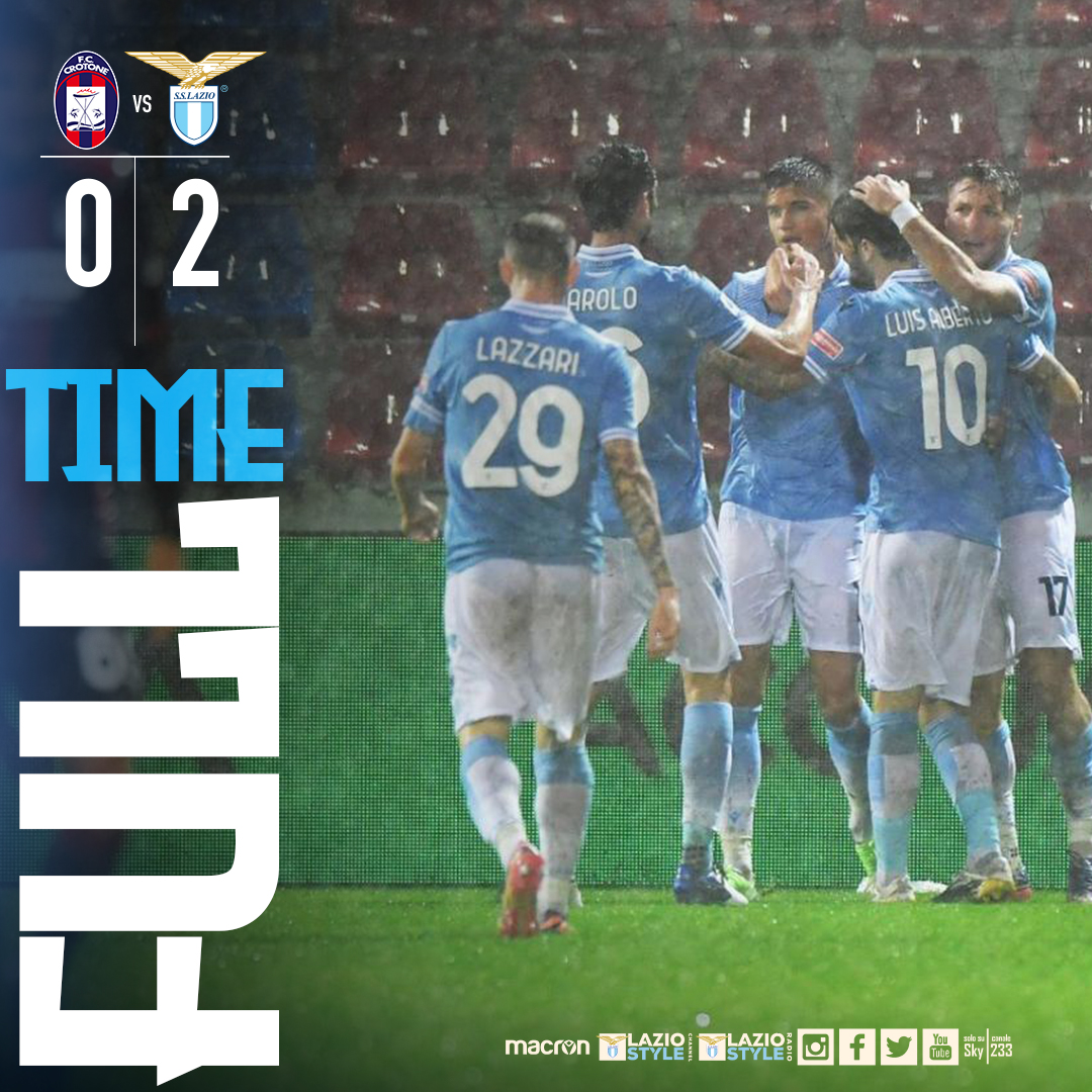 La Lazio ritrova Immobile: Crotone battuto 0-2