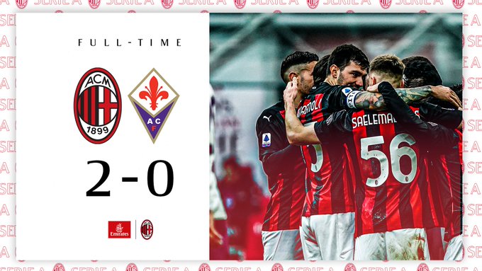 Serie A - Un Milan da primato: battuta la Fiorentina per 2-0