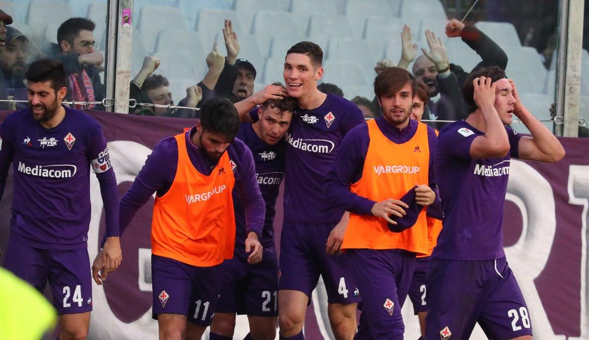 La Fiorentina raggiunge l'Inter: battuta l'Atalanta 2-1