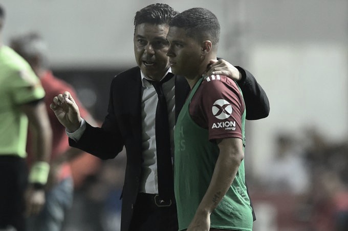 Gallardo: "El partido fue difícil como mi semana" Gallardo: "El partido fue difícil como mi semana"