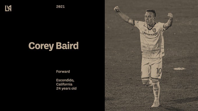 Corey Baird firma por
Los Angeles FC Corey Baird firma por
Los Angeles FC