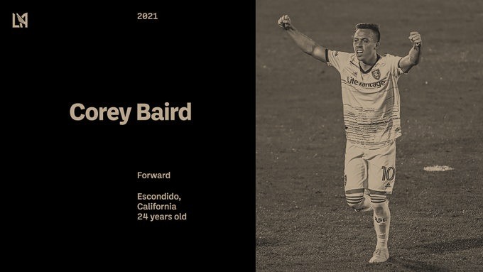 Corey Baird firma por
Los Angeles FC