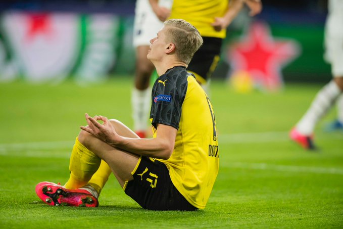 Haland mostruoso: Borussia Dortmund batte PSG 2-1