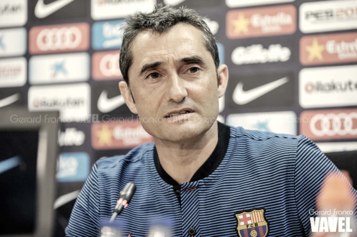 Ernesto Valverde: "Nuestra idea es mantener el nivel competitivo"