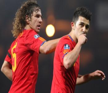 Villa y Puyol visitarán a La Roja antes de la Eurocopa