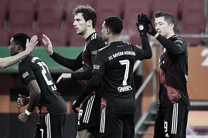 Un gris Bayern Múnich derrotó al Augsburgo
