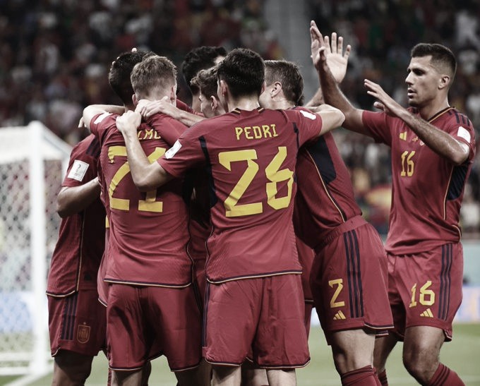 Espanha se impõe e aplica goleada histórica sobre Costa Rica pelo grupo E da Copa