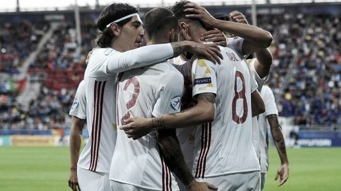 La 'rojita' de Denis Suárez ya está en la final del Europeo Sub-21