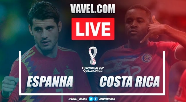 Espanha x Costa Rica: onde assistir ao vivo ao jogo da Copa do Mundo