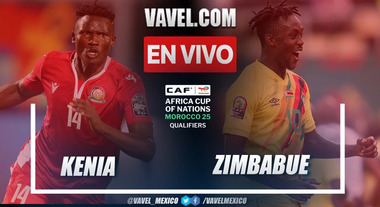 Kenia vs Zimbabue EN VIVO, ¿cómo ver transmisión TV online en Eliminatorias de la Copa Africana? | 5 Septiembre 2024