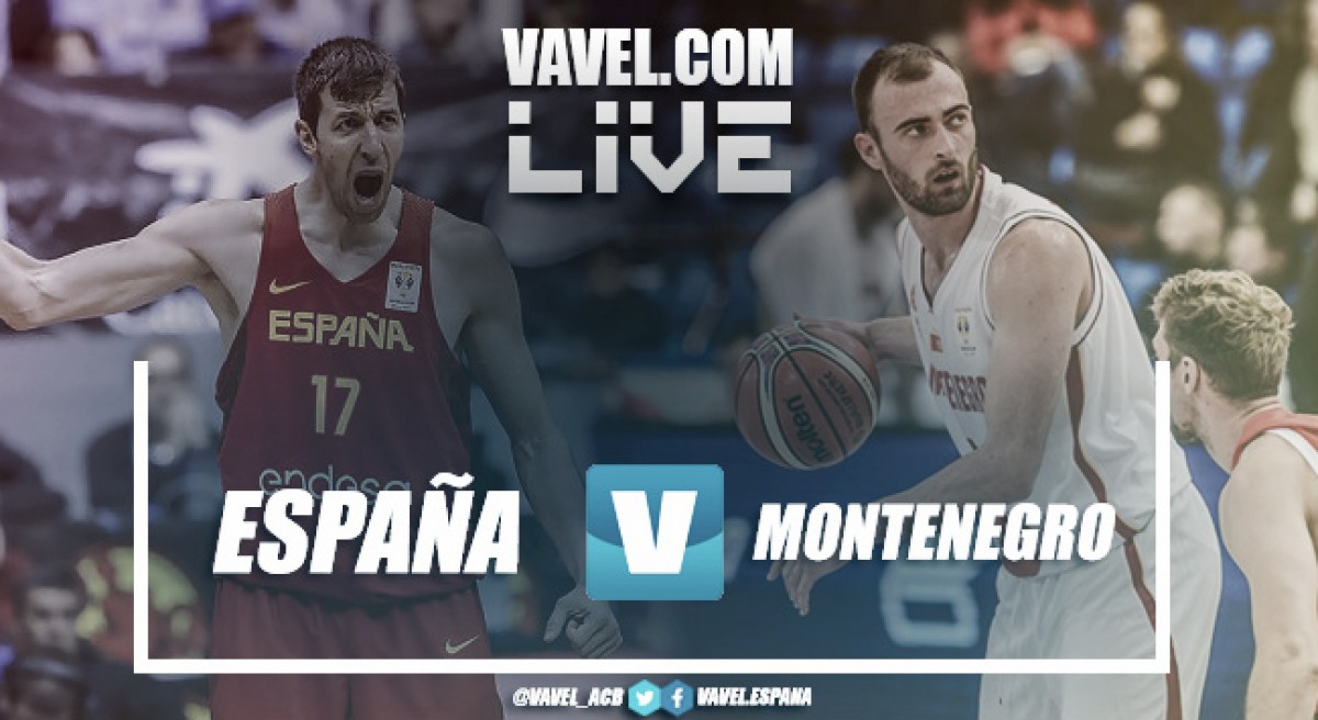 Resumen España 79-67 Montenegro en segunda ventana FIBA 2018