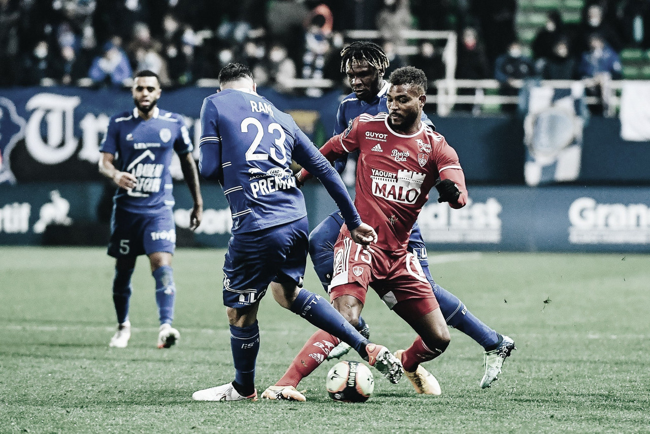 Em jogo morno, Troyes busca empate diante do Brest no fim e segue próximo do rebaixamento