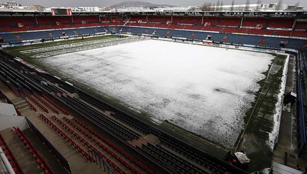 Se suspende el Osasuna – Zaragoza por la nieve