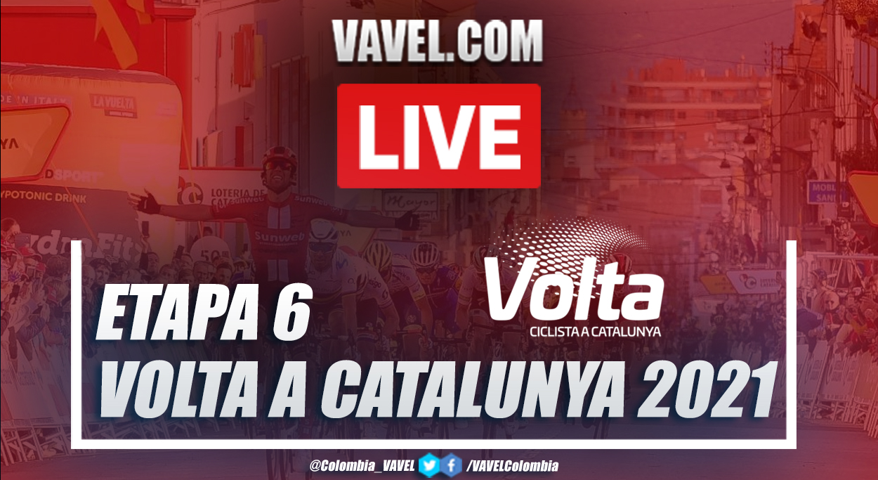 Resumen etapa 6 Volta a Catalunya 2021 entre Tarragona y Mataró