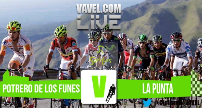 Posiciones 3ª etapa del Tour de San Luis 2016:  Potrero de Los Funes - La Punta