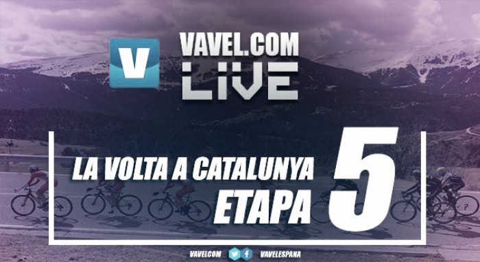 Resultado de la 5ª etapa de la Volta a Catalunya 2017: Valverde reina sobre todos