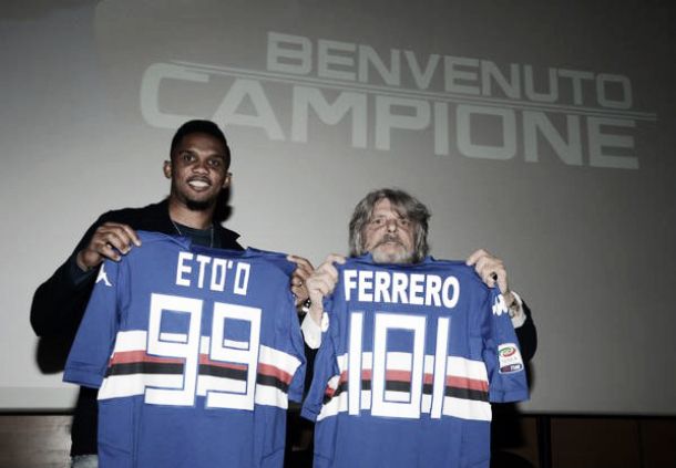 Quasi amici: Eto'o lascia Ferrero e la Sampdoria dopo sei mesi