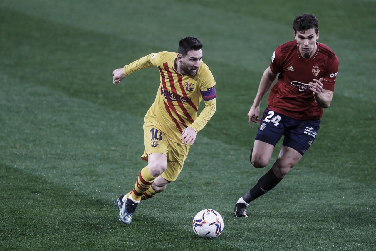 Barcelona vence Osasuna fora de casa com tranquilidade Barcelona vence Osasuna fora de casa com tranquilidade