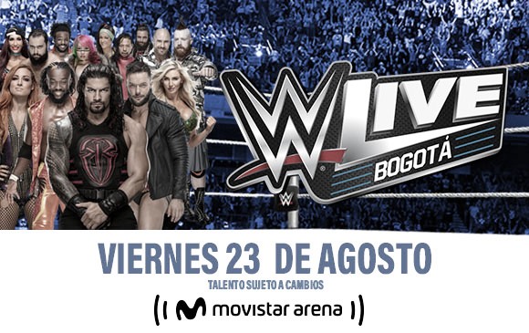 WWE llegará por primera vez a Colombia