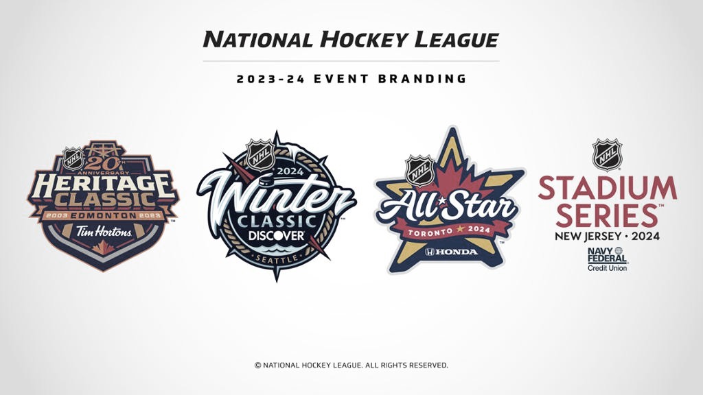 Winter Classic, All Star Weekend and Heritage Classic logos revealed