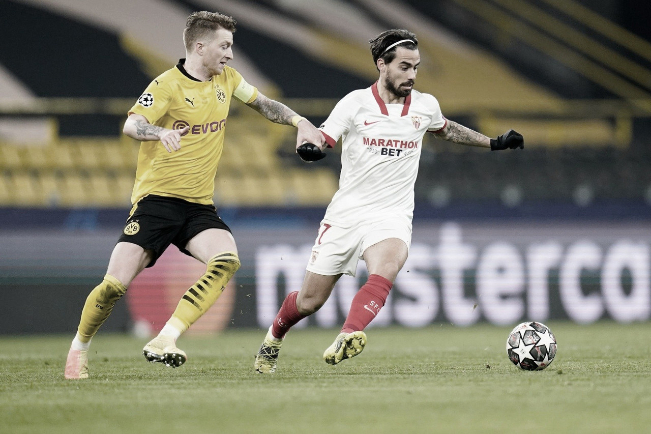 Borussia Dortmund - Sevilla FC; puntuaciones del Sevilla en octavos de la Champions League