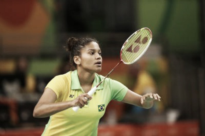 Atleta do badminton, Lohaynny Vicente demonstra orgulho mesmo com eliminação Atleta do badminton, Lohaynny Vicente demonstra orgulho mesmo com eliminação