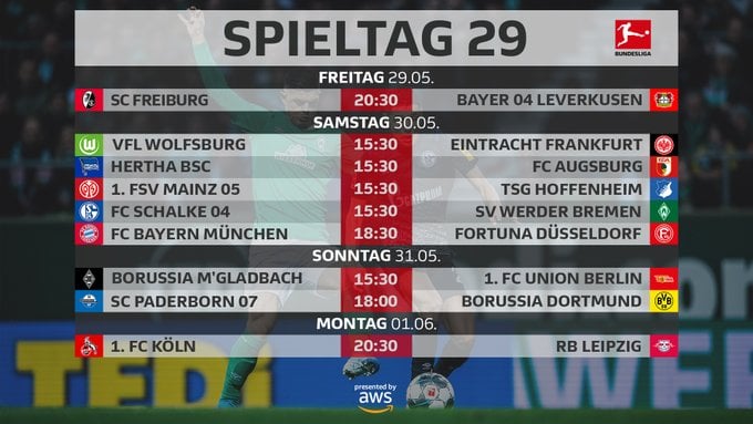 Bundesliga, il programma del weekend