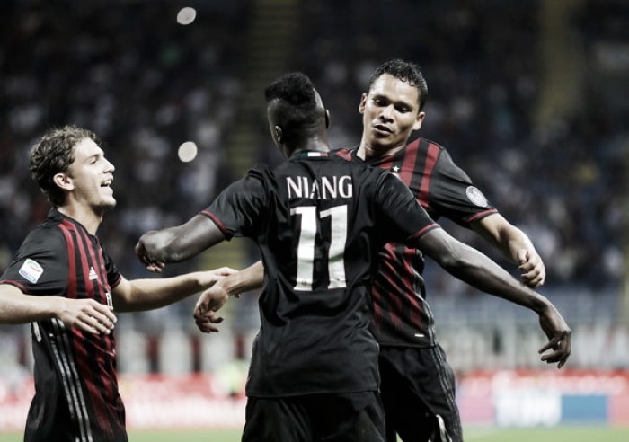 Milan - Cagliari in Serie A 2016/17 (1-0): Il Milan vince grazie a Bacca
