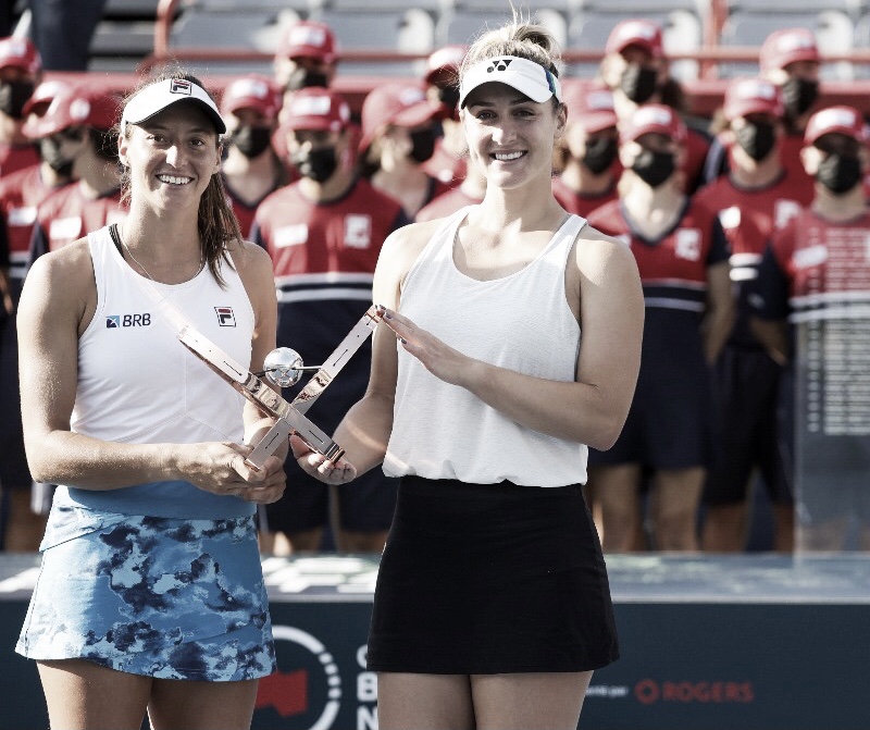 Dabrowski/Stefani conseguem revanche contra Jurak/Klepac e vencem WTA 1000 de Montreal