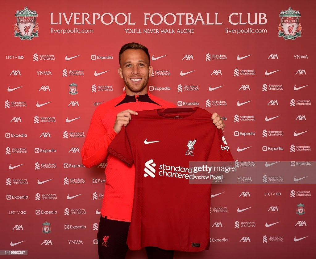 Liverpool complete signing of Arthur Melo on a season-long loan