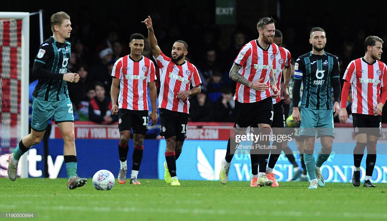 Brentford 3-1 Swansea City: Watkins brace gives Bees fifth successive home win