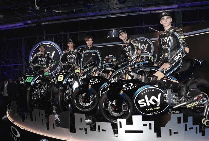 El Sky Racing Team VR46 presenta sus filas para 2018