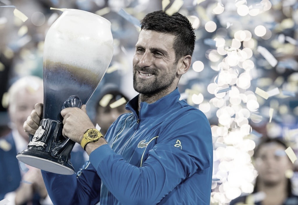 Histórico Djokovic se convierte en el máximo ganador Máster
1,000 Histórico Djokovic se convierte en el máximo ganador Máster
1,000