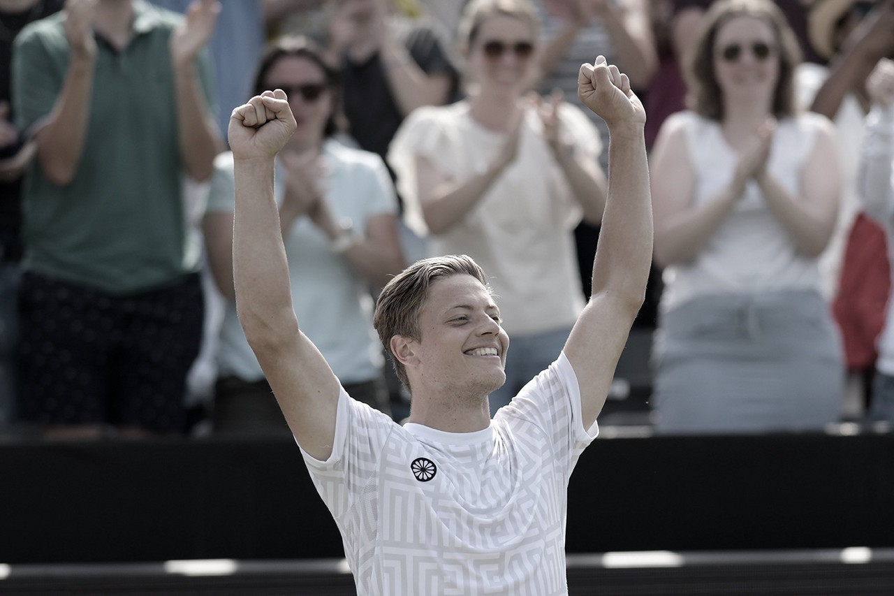 Surpresa do ano: Van Rijthoven choca Medvedev e é campeão em 's-Hertogenbosch Surpresa do ano: Van Rijthoven choca Medvedev e é campeão em 's-Hertogenbosch