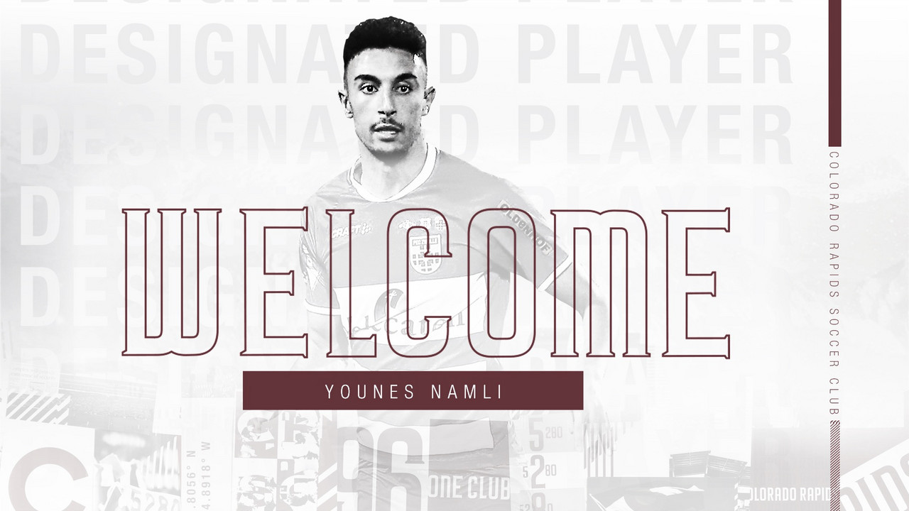 Younes Namli firma por
Colorado Rapids Younes Namli firma por
Colorado Rapids