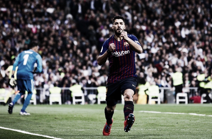 Suárez brilha, Barcelona vence Real Madrid e avança para final da Copa do Rei