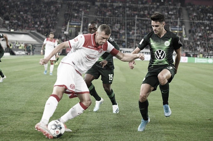 Pela Bundesliga, Fortuna Düsseldorf e Wolfsburg empatam na abertura da rodada