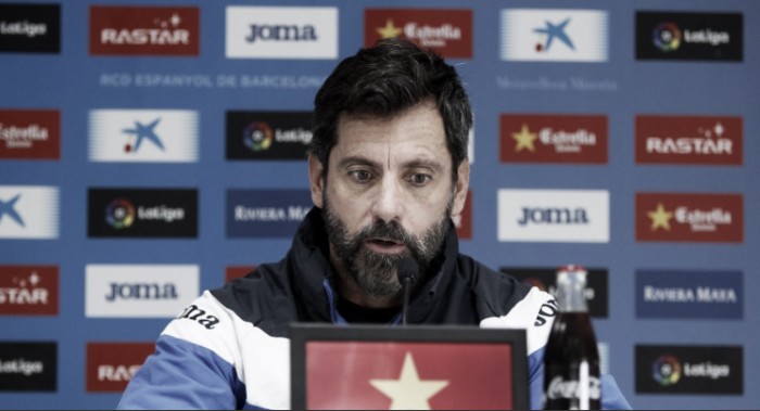 Quique Sánchez Flores: “Soy entrenador del Espanyol y lo seré”