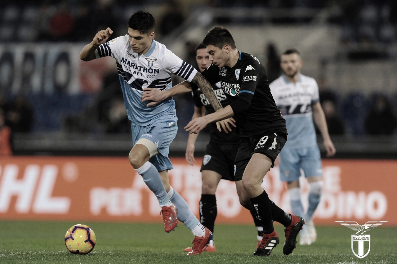 Lazio abre rodada com vitória sobre Empoli e entra provisoriamente na zona da UCL