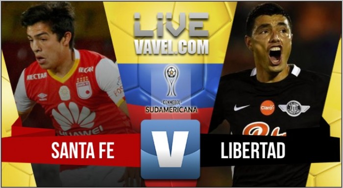 Independiente Santa Fe vs Libertad en vivo y en directo online por la Copa Sudamericana 2017 (1-1)