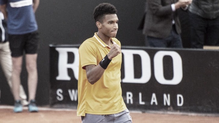 Auger-Aliassime sorprende en Lyon Auger-Aliassime sorprende en Lyon