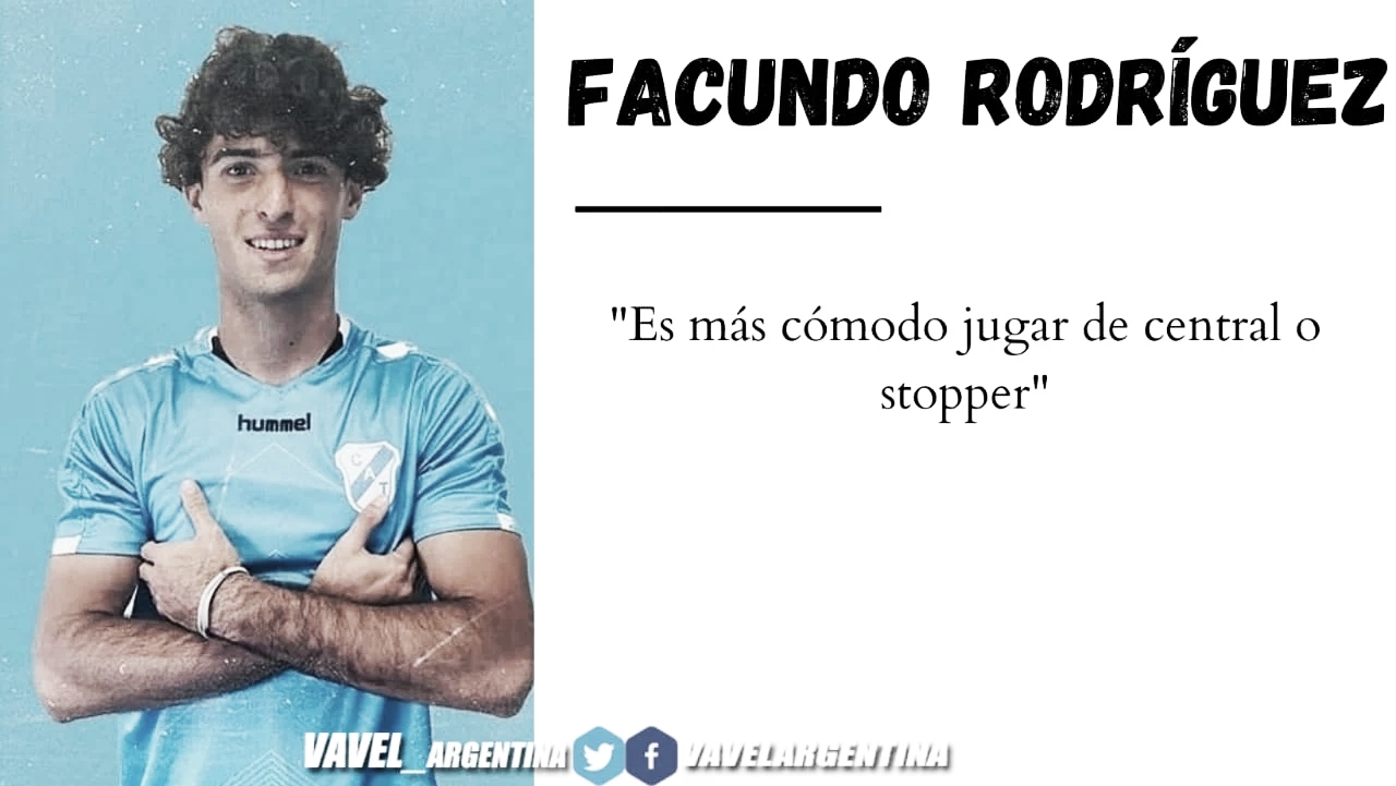 Facundo Rodriguez: "Con la línea de 3 o de 4 el equipo intenta jugar"