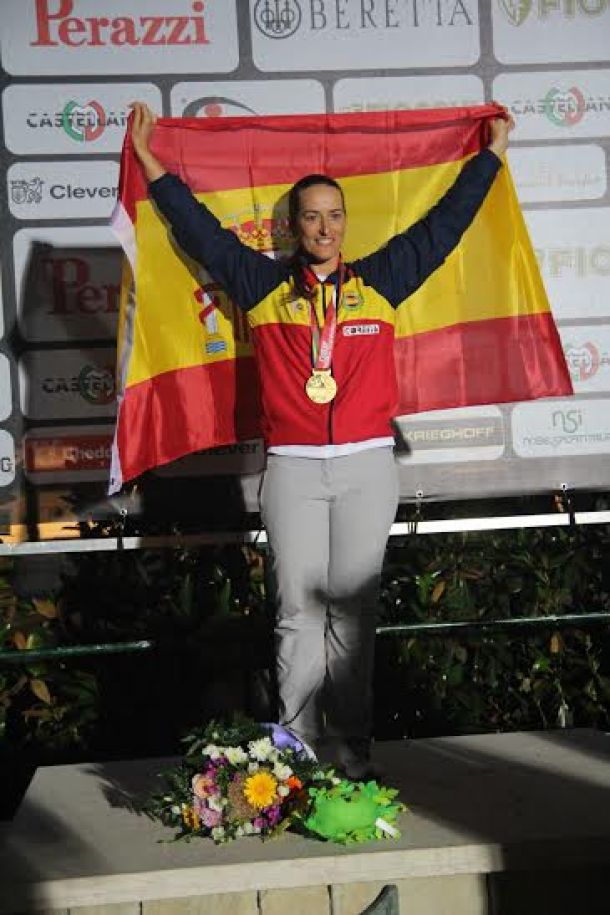 Fátima Gálvez, campeona del Mundo de foso olímpico