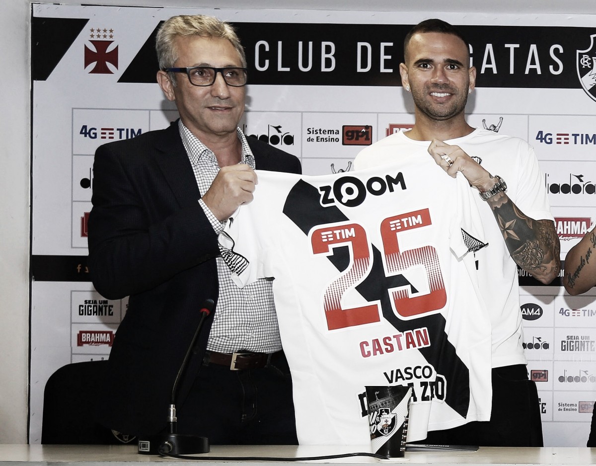 Apresentado, Leandro Castán agradece apoio da torcida do Vasco: “Mexeu comigo” Apresentado, Leandro Castán agradece apoio da torcida do Vasco: “Mexeu comigo”