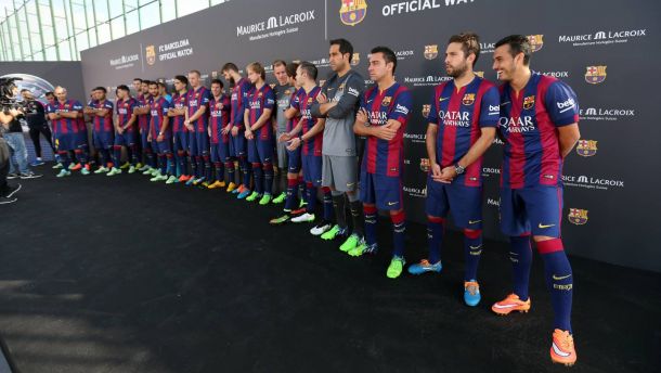Los jugadores del FC Barcelona reciben relojes Maurice Lacroix