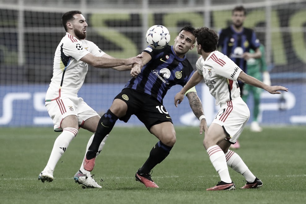 Gols e melhores momentos Benfica x Internazionale pela Champions League (3-3)