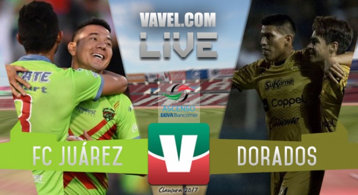 Resultado del Juárez 1-0 Dorados de la Semifinal del Ascenso MX 2017 Resultado del Juárez 1-0 Dorados de la Semifinal del Ascenso MX 2017